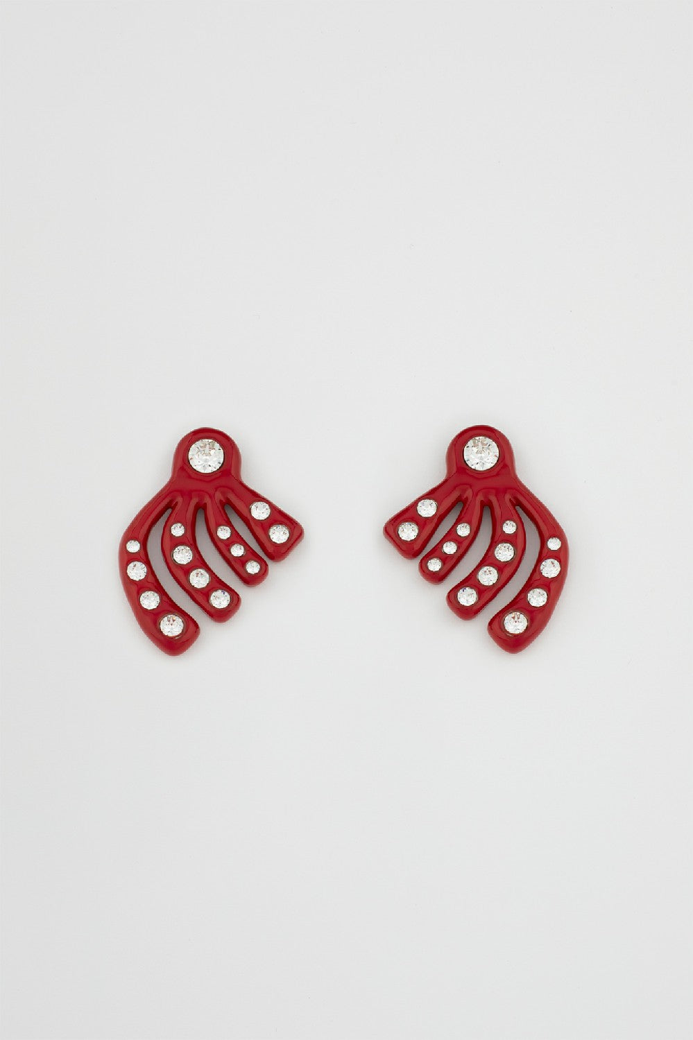 GRECE EARRINGS RED