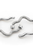 ABEER HOOPS LARGE - SILVER