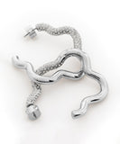 ABEER HOOPS LARGE - SILVER