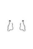 ABEER HOOPS LARGE - SILVER