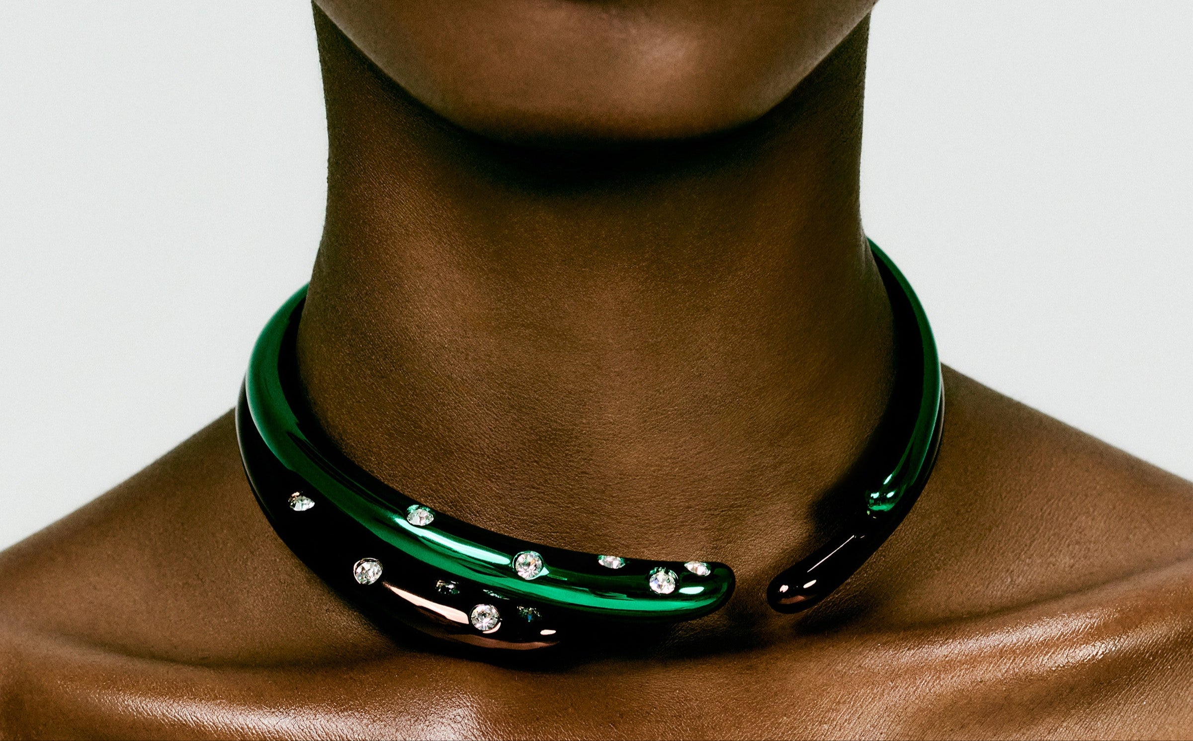 Gana Choker Green