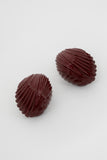 Thil Earrings Burgundy