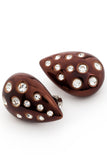 Tash Earrings Brown