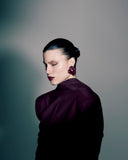 Falak Earrings Burgandy