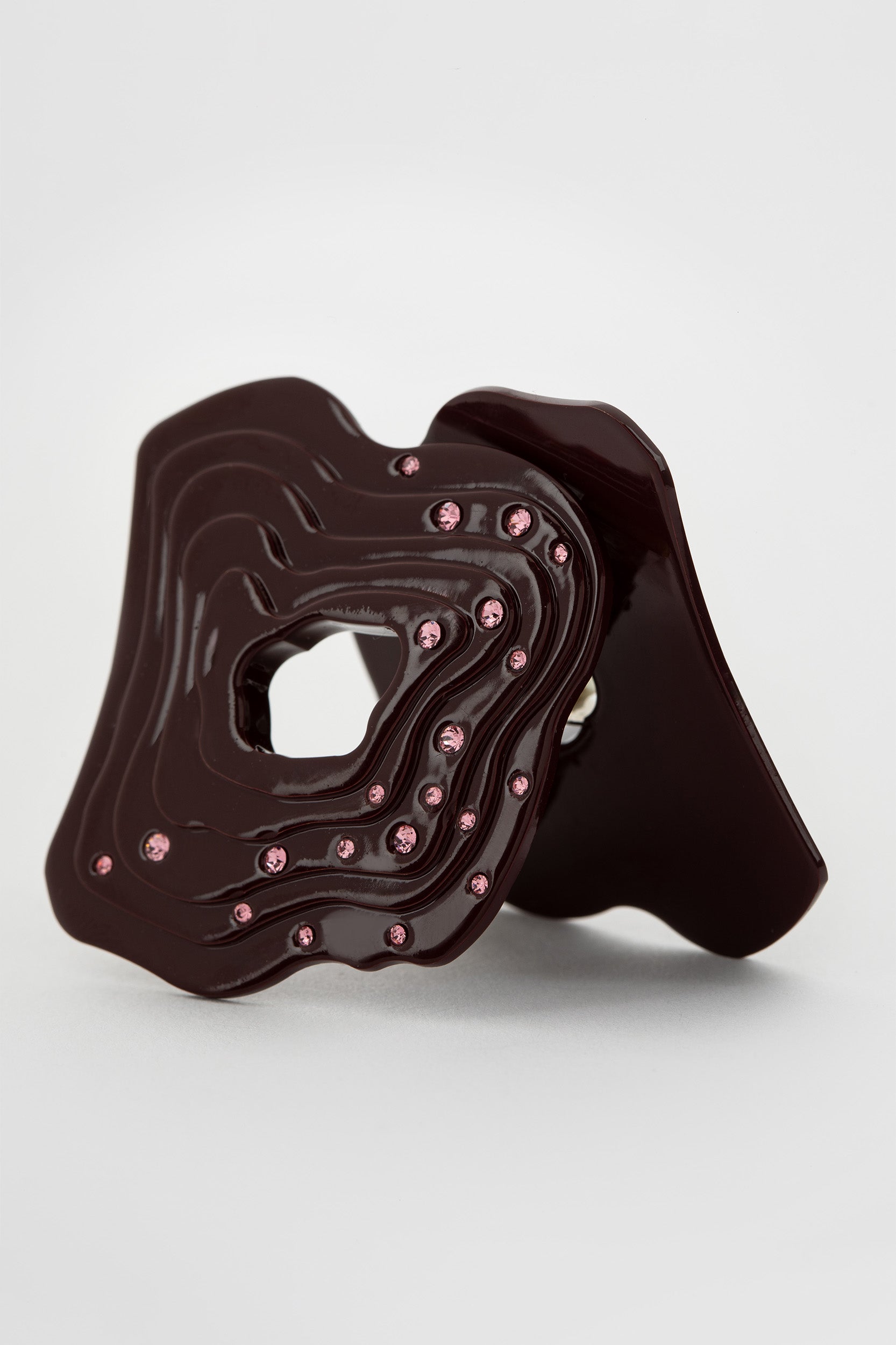 Falak Earrings Burgandy