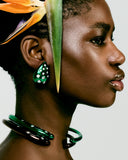 Tash Earrings Green